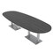 Skutchi Designs 45 in W, 144 in L, 29 in H, Engineered Wood Top, Grey HAR-BOVL-46X143-DOU-ASIANNIGHT - alternate 1